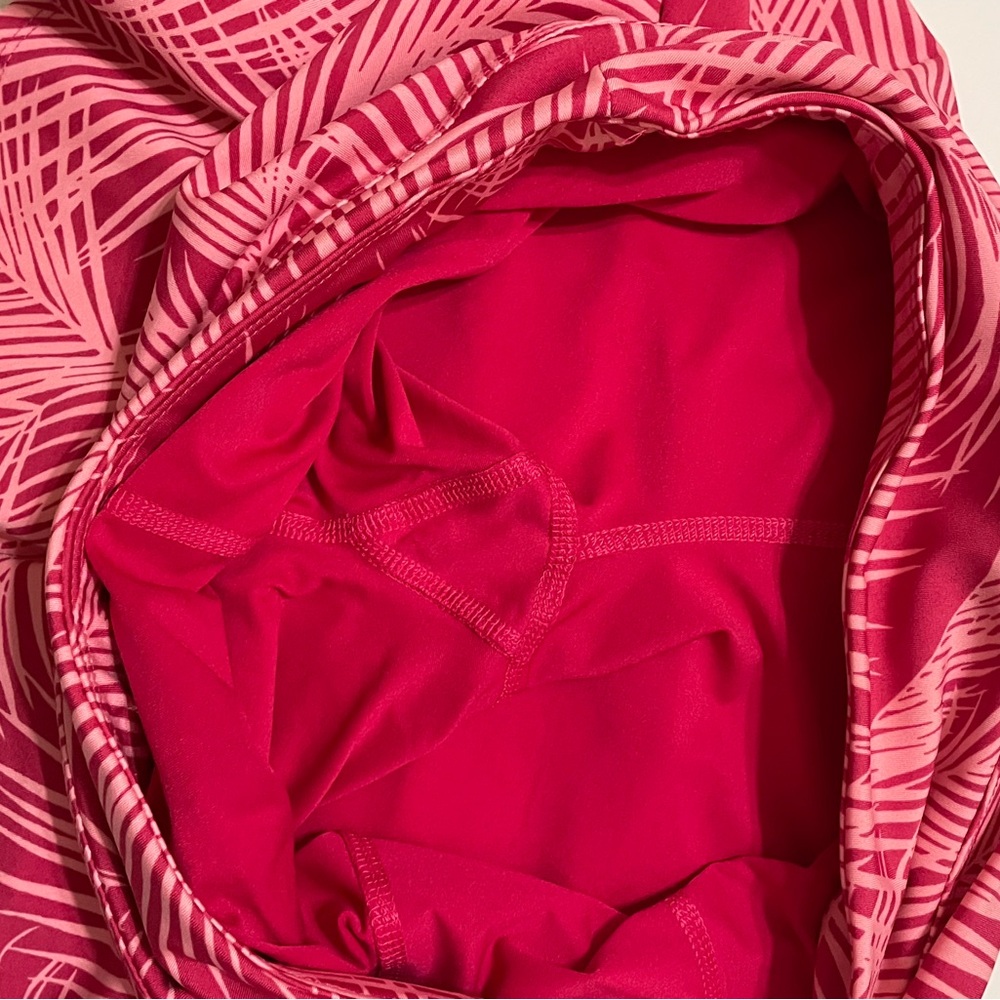TOMMY BAHAMA Pink Palm Print Golf Pickleball Flounce Hem Activewear Skort Med - Picture 4 of 9